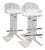 Charles Hollis Jones for Hill Manufacturing Mid Century Lucite Barstools - Set of 3 For Sale