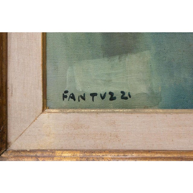 Eliano Fantuzzi, Il Duomo, Oil on Canvas, 1956 For Sale - Image 8 of 11