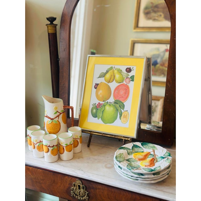 1980s Vintage Fruit Print, Framed For Sale - Image 5 of 6