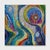 This is a one-of-a-kind original abstract painting by San Diego artist, Alexander Arshansky. Its dimensions are 24" x 24"...