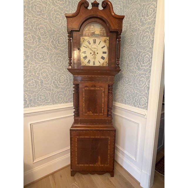 Traditional Early 19th Century Welsh Longcase Clock by John Reese of Harlech For Sale - Image 3 of 6