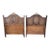 Late 19th Century Pair of French Cane Twin Headboards For Sale