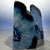 Vintage Brazilian "Blue Shot Eyes" Polished Dyed Agate Geode Bookends - A Pair For Sale In Palm Springs - Image 6 of 10