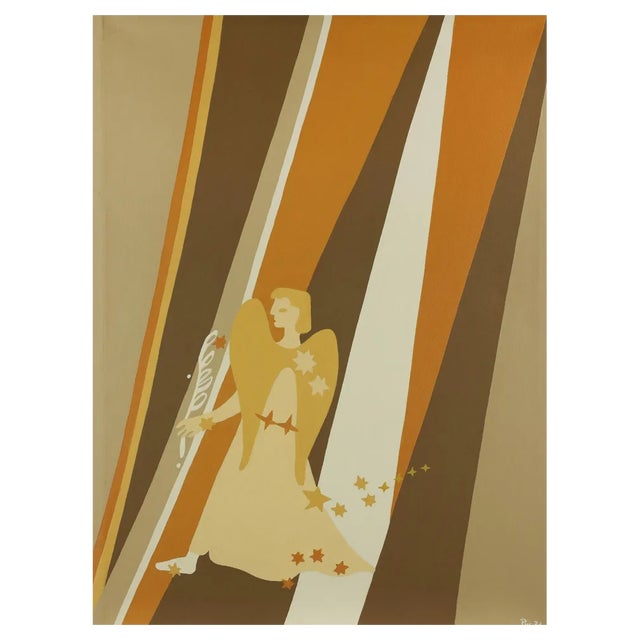 Genny Puccini, Virgin, 1973, Acrylic on Canvas For Sale