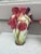 Art Nouveau Pair of French Majolica Iris Vase Delphin Massier, Circa 1880 For Sale - Image 3 of 8