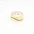 Vintage Mid-Century Modernist Paul Lobel Mixed Metal Gold/Silver Cigar Band Ring For Sale - Image 10 of 10