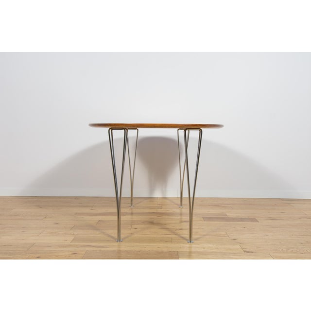 Mid-Century Modern Dining Table by Piet Hein & Bruno Mathsson for Fritz Hansen, 1960s For Sale - Image 6 of 15