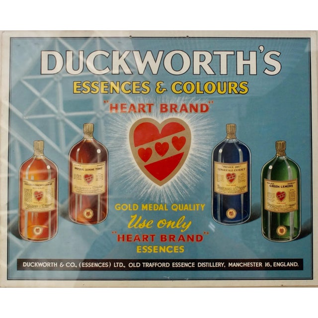 1950s Duckworths Essences & Colours Advertising Poster from Duckworths & Co, 1950s For Sale - Image 5 of 5