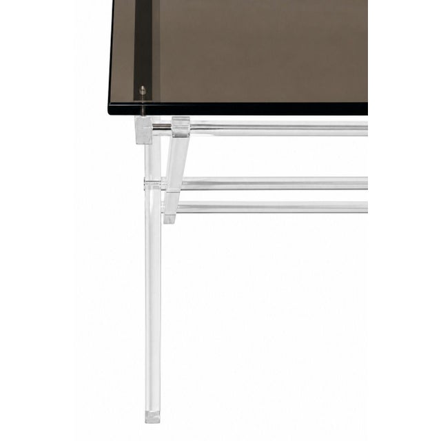 Pair of American 1970's Acrylic Tray Tables by Scheibe For Sale In Los Angeles - Image 6 of 9