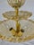 Vintage Venetian Glass 3 Tiered Pendant Light With 5 Lights For Sale - Image 4 of 11