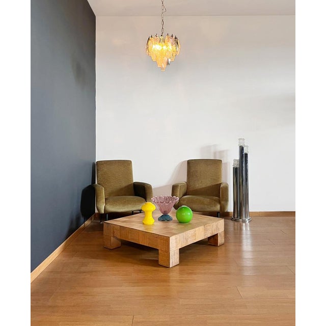 Glass Poliedri Murano Glass Chandelier by Carlo Scarpa, 1990s For Sale - Image 7 of 18
