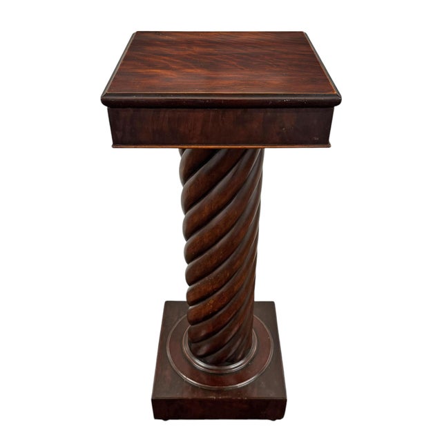 American Pair of 19th Century American Empire Pedestals or Plant Stands For Sale - Image 3 of 12