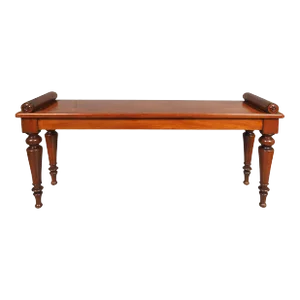 Victorian Mahogany Bench by Johnstone & Jeanes $4,850.00