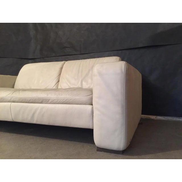 Vintage Leather Sofa from Natuzzi, in Very Good conditions. Designed 1990 to 1999 This piece has an attribution mark, I am...