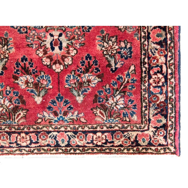 Early 20th Century Persian Sarouk Rug For Sale - Image 4 of 15