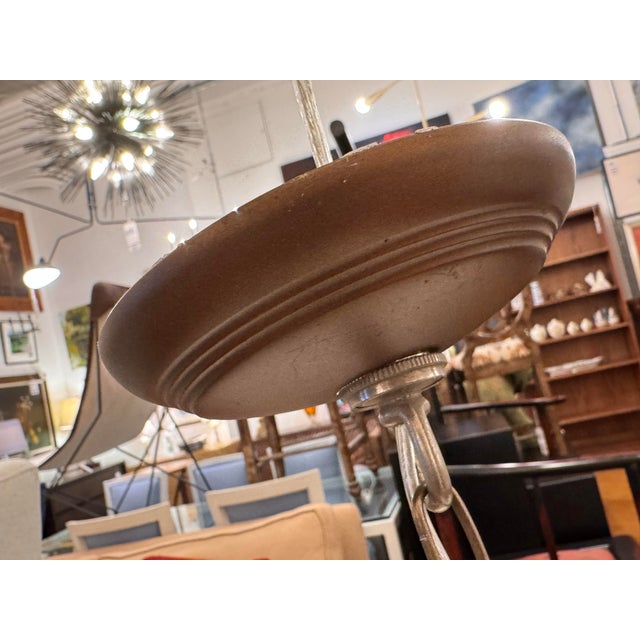 Rejuvenation Hardware Milky Glass Chandelier For Sale - Image 10 of 12