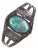 1940's Navajo Stamped silver and turquoise bracelet For Sale
