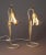Hollywood Regency Table Lamps in the Form of a Golden Lily, 1980s, Set of 2 For Sale - Image 6 of 13