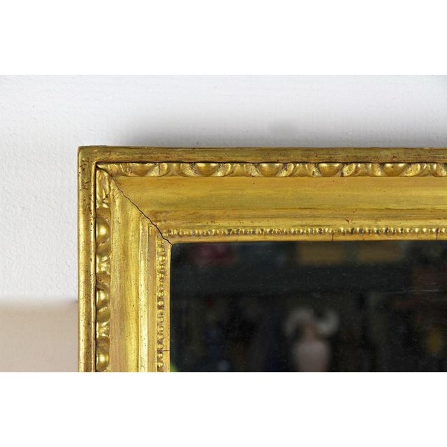 Biedermeier Gilt Wall Mirror with Bulls Eye Bars, Austria, 1830s For Sale - Image 3 of 18