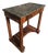 Antique French Console Table with Anthracite Marble Top, 1850 For Sale