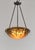 French Art Deco Pendant Light by Le Verre Francais Schneider - 1925 Cameo Chandelier France For Sale - Image 6 of 15