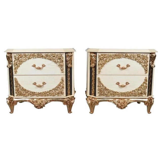 Vidal Grau Bedside Tables, 1970s, Set of 2 For Sale - Image 3 of 13