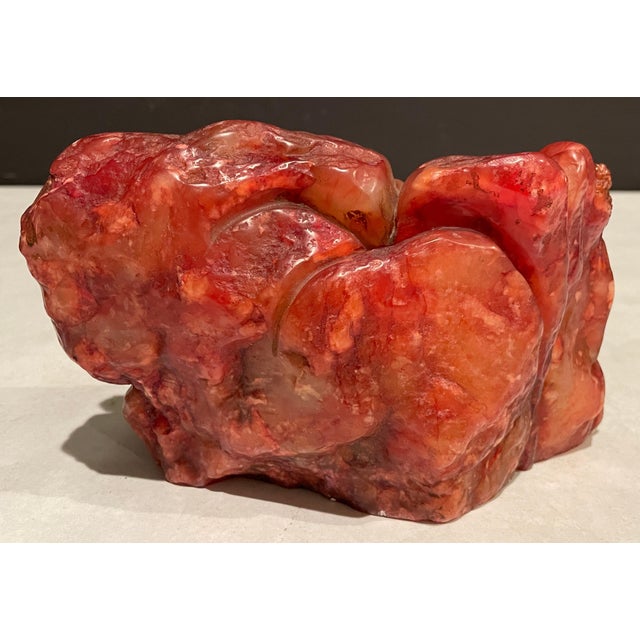 Early 20th Century Early 20th Century Chinese Bloodstone Carved Seal For Sale - Image 5 of 8