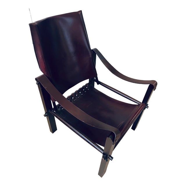 Rare Vintage Gucci Leather Lounge Chair - Tom Ford Era - Made in Italy For Sale