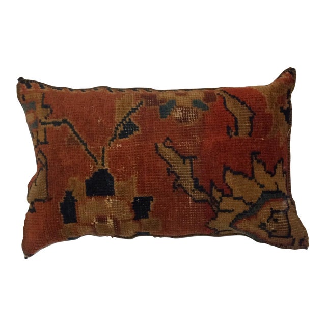 Rug Fragment Pillow - 1'6" X 1'1" For Sale