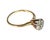 Vintage 14K Yellow Gold and Diamond Cluster Ring. Ring features a sparkling floral-inspired cluster of seven round...