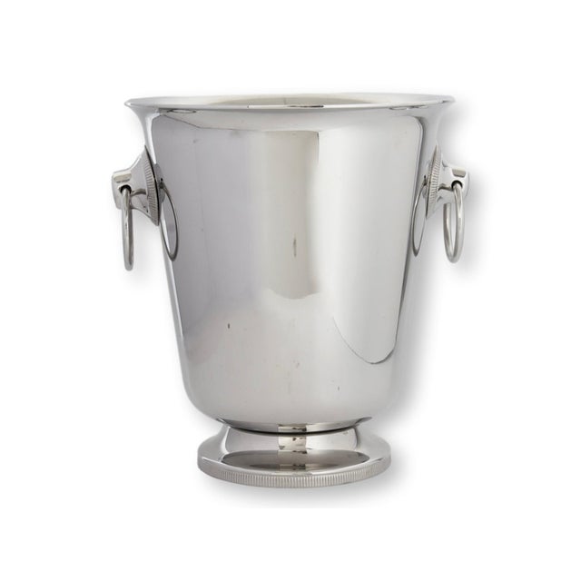 This midcentury French stainless steel champagne bucket is the epitome of vintage elegance. Perfect for entertaining, its...
