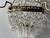 1950s Vintage Empire Style Crystal Cascade Sconces – a Pair For Sale - Image 5 of 16