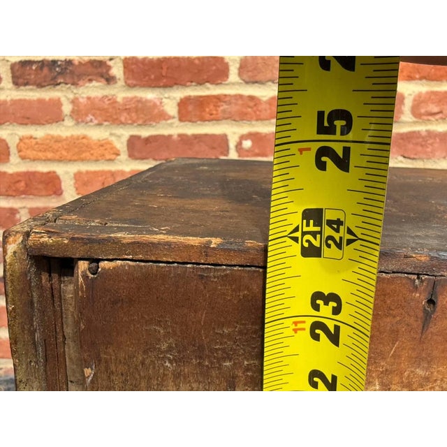 Farmhouse Antique Pine Apothecary Cabinet or Spice Chest of Drawer For Sale - Image 3 of 16