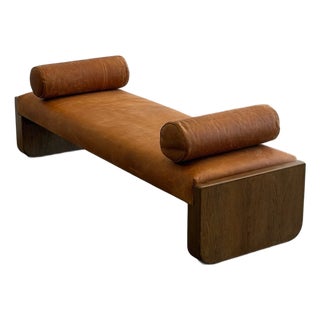 La Luna Daybed - In Aged Leather For Sale