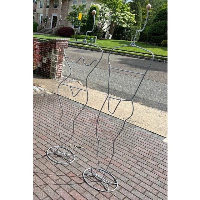 1990s Ikea Man and Woman Coat Racks - a Pair For Sale In New York - Image 6 of 10
