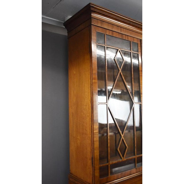 Light Mahogany Secretary Bookcase, 1849 For Sale - Image 4 of 10