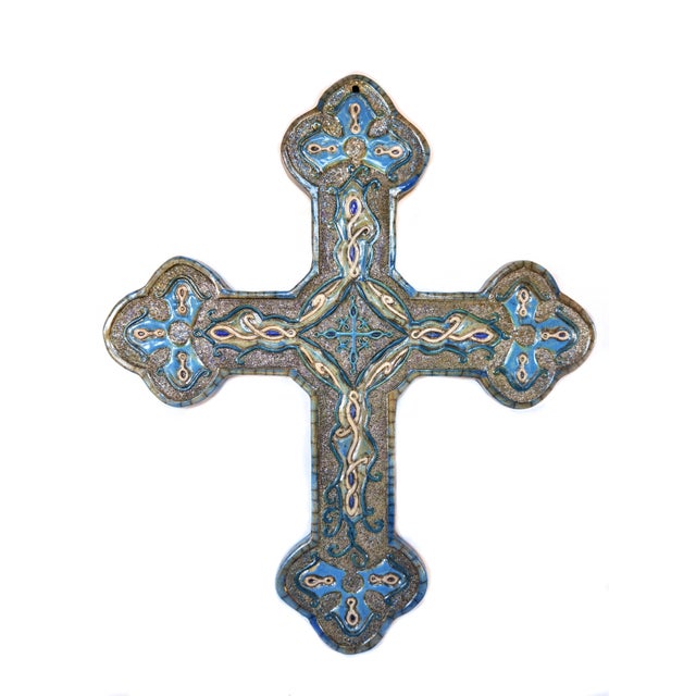 Raku Ceramic Wall Sculpture Intertwining Light by Stefania Zoppellaro For Sale - Image 4 of 4