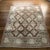 Turkish Vintage Turkish Rug: Pink & Brown Diamond Pattern | 4'4"x5'7" For Sale - Image 3 of 7