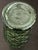 Vintage 1960s Century Small Avocado Green Pressed Glass Vase For Sale - Image 4 of 12