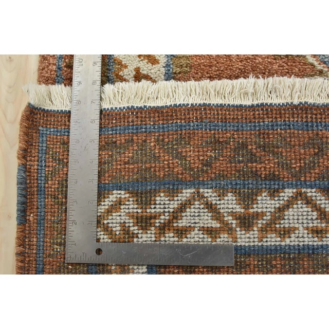 Kazak Runner 2'9'' X 9'10'' Brown Wool Tribal Hand-Knotted Oriental Rug For Sale - Image 12 of 12