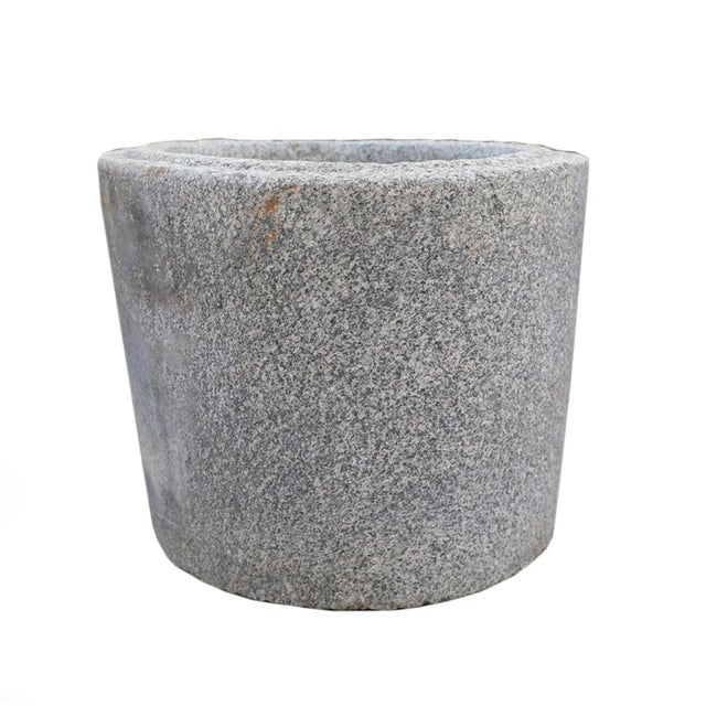 Vintage Chinese Granite Organic Modern Planter Pot For Sale In Los Angeles - Image 6 of 6