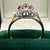 Vintage Ruby and Diamond Cluster Ring, 1980s For Sale - Image 10 of 15
