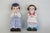 Ceramic Mid 20th Century Dutch Boy and Girl Ceramic Salt and Pepper Shakers Hand Painted - Set of 2 For Sale - Image 7 of 13