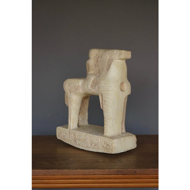 1970s Italian Artist, Brutalist Sculpture of Horse & Rider, 1970s, Stone For Sale - Image 5 of 14