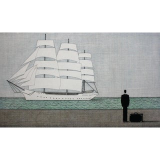 Joanna Wiszniewska Domańska, The Dream of a White Sailing Boat, 2013, Etching and Paper For Sale