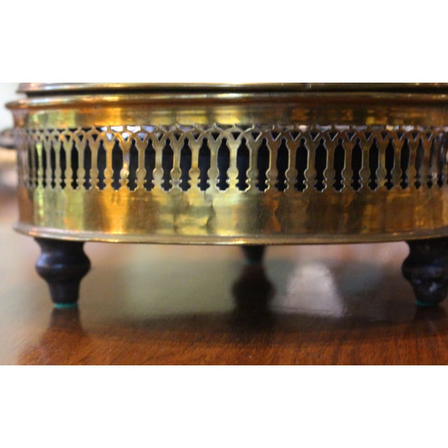 19th Century French Brass Plate Foot Warmer For Sale - Image 5 of 7