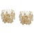 Large Gilded Brass and Crystal Sconces attributed to C. Palme, Germany, 1970s, Set of 2 For Sale - Image 10 of 10