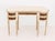 French Louis XVI Style Cream Painted Kidney Shaped Desk For Sale - Image 3 of 9