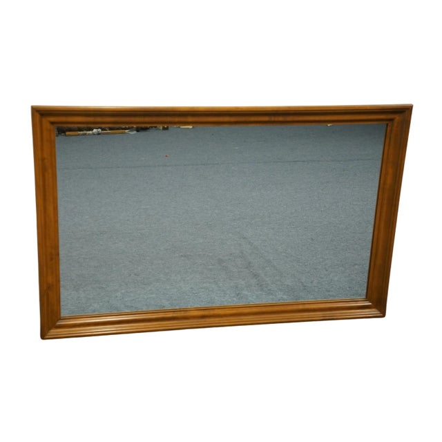 Brown Ethan Allen Classic Manor Solid Maple 55" Dresser / Wall Mirror 15-5210 For Sale - Image 8 of 8