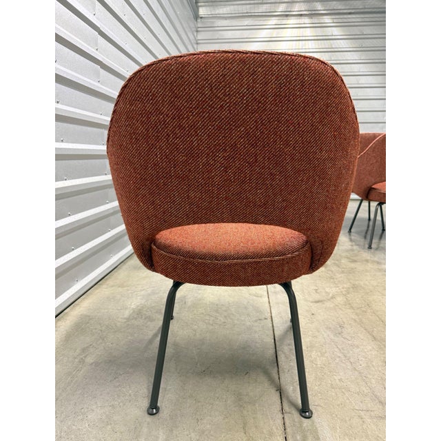 Set of 8 Eero Saarinen for Knoll Executive Arm Chairs For Sale In Nashville - Image 6 of 9